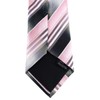 TigerTie Security Tie in Striped - Pre-tied with Elastic Band,