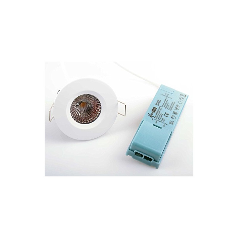 Knightsbridge VFAVRCOBWW IP65 7W LED 3000K Warm White Downlight comes