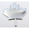Maple Leaf Canada Chrome Finish Decal Emblem 3D Sticker car