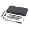 GEARWRENCH 23 Piece 3/8" Drive Pass-Thru™ 6 Point Standard SAE/Metric