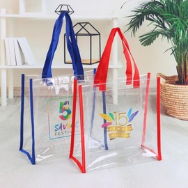 See-Through Beach Tote Bag for Vacation & Water Activities cd14 Free Size/Style 1 20ea