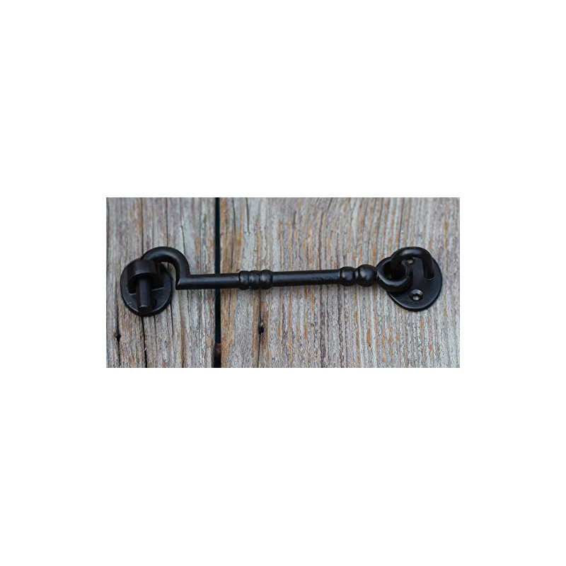 THDC Cast Iron Cabin Eye Hook, Latch For Gates, Latch
