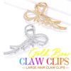 BARTOSI Gold Bow Claw Clips Metal Hair Claw Clips Large