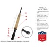 Wild Water Deluxe Fly Fishing Combo Starter Kit, 5 or