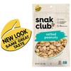 Snak Club Salted Peanuts, 7.5 Ounce (Pack of 6)