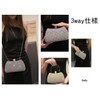 Baisikou 3-way Party Bag, Women's, Wedding Bag, Pearl, Handbag, Clutch