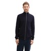 TOM TAILOR Men's Cotton Cardigan, 13160 - Knitted Navy Melange,