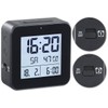 infactory Alarm Clock Weekend Function: Radio Alarm Clock with 2