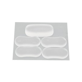 UTALIND 15Pcs Strong Adhesive Toilet Seats Lid Bumpers Toilet Lid Rubber Pads for Protecting Toilet Seat Cover or Handles Damaged by Collision, Clear