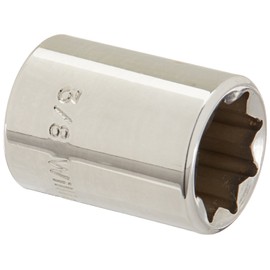 Williams M-812 1/4 Drive Shallow Socket, 8- Point, 3/8-Inch