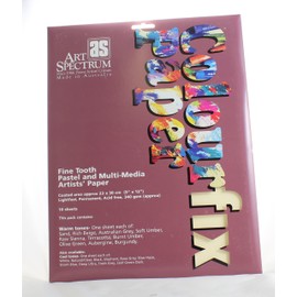 Art Spectrum Colourfix Pastel & Multi-Media Paper Packs - Warm 9"x12" Pack of Ten Sheets