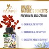 Black Cumin Seed Oil Capsules 1000mg per Serving - Premium