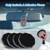 CERCGVEL 4Pcs/6Pcs Adhesive Metal Piece Compatible with Garmin Low-Profile Magnetic