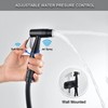 Senhozi Matte Black Bidet Sprayer for Toilet, Warm Water Handheld