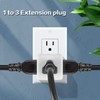 3 Outlet Wall Adapter Cube Tap, UL Listed 3 Prong