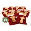 Certified Holy Land Olive Wood Caring/Holding Cross (10, Extra Large)