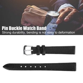 ZJchao Watch Strap, Pin Buckle Band PU Leather Universal Replacement Watch Strap Part Accessory 12mm-22mm Watchband Replacement for Men Women(12mm)