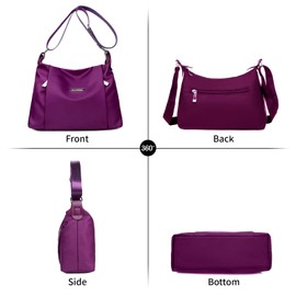 ModaZeal Women Crossbody Bag, Waterproof Shoulder Bags Lightweight Messenger Bags Soft Work Bags for Women Tote Handbags with Adjustable Shoulder Straps