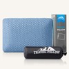 PEUJEW Travel Pillow Memory Foam Pillows, Camping Pillow-Compressible Medium Firm,