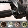 10Counts Screw Extractor Kit Alloy Steel Damaged Screw Remover Set