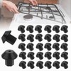 32 Pcs WB2K101 WB02T10461 Stove Grate Rubber Feet Replacement, Compatible