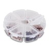 Rayher 39499000 Sorting box, for small parts, round, diameter 13