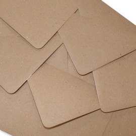 Craft UK 2361 C7 Kraft Card & Envelopes Pack of 50