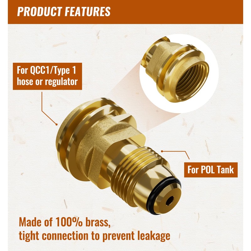 CALPOSE 12 FT Propane Extension Hose with Gauge, Propane Hose