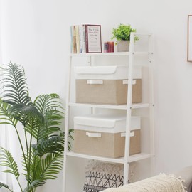 GRANNY SAYS Storage Bins with Lids, Decorative Storage Boxes, Clothes Stoarge Bins, Storage Baskets for Shelves, Closet Storage Bins for Clothing, Collapsible Storage and Organization, 2-Pack