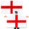 Large England Flag 5X3FT With Sleeve Wearable St George For
