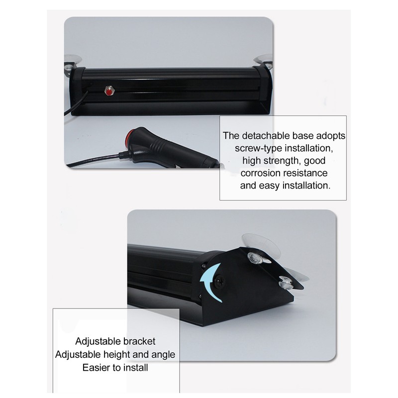 LED Car Strobe Light Flashing Warning Lamp Red Blue Color