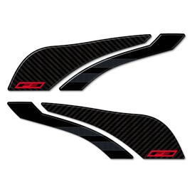 labelbike - 3D Gel Resin Stickers Side Tank Protectors Motorcycle Compatible with Mv Agusta F3 2021, Black