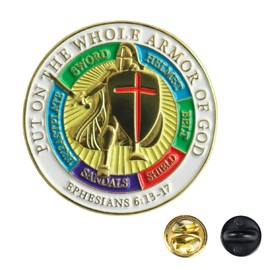 Put On The Whole Armor Of God Pin (1 Pack)
