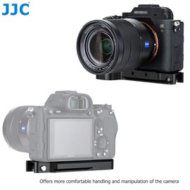 JJC Arca-Type Base Plate Camera Grip Quick Release for Sony A1 A9 A7RV A7RIV A7RIII A7RII A7IV A7III A7II A7SIII A7SIII A7SII Camera for YouTube Vlogger Video Recording