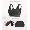 FeelinGirl Post Surgery Bra Front Closure Compression Bra Wirefree Mastectomy
