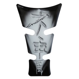 501744 Front Mini Tankpad 3D Kamikaze Black and White Tank case for Motorcycle Tank