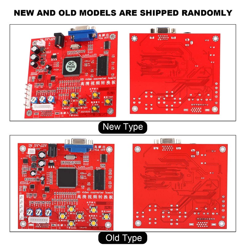 RGBS / CGA to VGA High Definition Video Game Converter