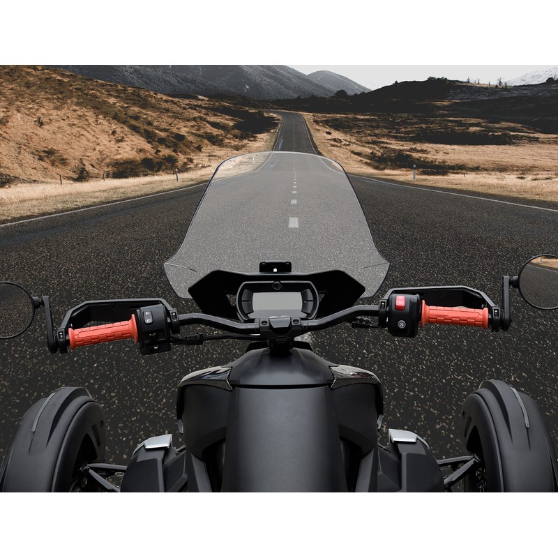 SAUTVS Wider Adventure Adjustable Windshield for Can-Am Ryker, New Upgrade
