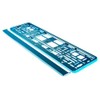 AMiO License Plate Holder Turquoise