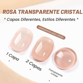 Beetles Jelly Gel Nail Polish,1 Pcs Translucent Color Neutral Gel 15 ml Mocha Mouse Cake Gel Polish Soak Off LED Nail Lamp Gel Polish Nail Art DIY