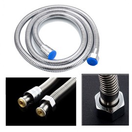 Universal Shower Hose Replacement for Home Bathrooms, Restrooms, Balconies, Gyms, Motels, Hotels, and Public Baths NNS. 7-Level Shower Holder 2ea