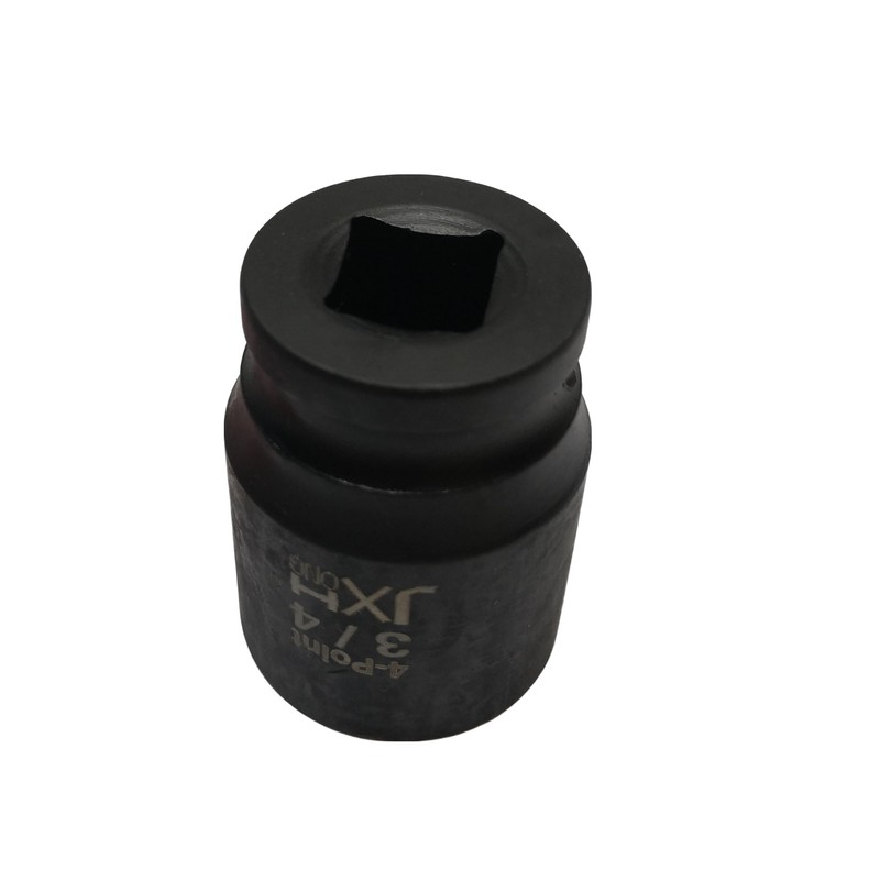JXHONG 1/2" Drive 3/4" 4-Point Square Socket, Heat Treated Cr-V