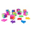 Super Z Outlet 12 Pack Colorful Puzzle Erasers Miniature Pencil