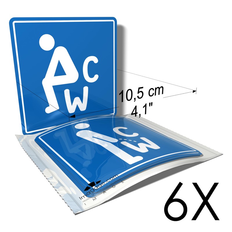 Uni Toilet Stickers - Toilet - Toilet and Urinal -