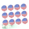 IWOWHERO 12pcs Flag Cloth Patches Stickers Embroidery DIY Patches for