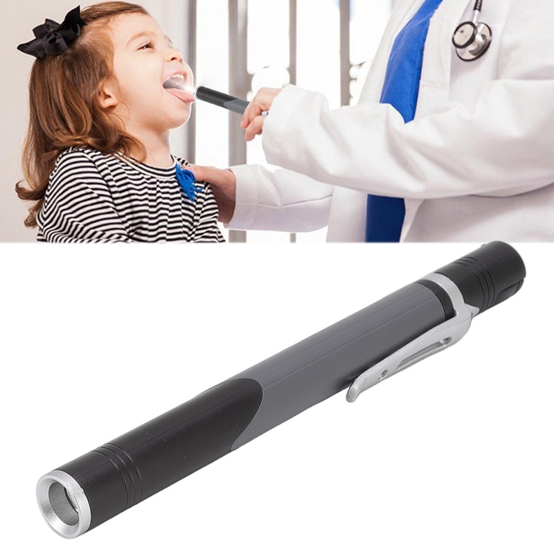 Pen Flashlight USB Charge 3 Light Sources LED Chip Clip