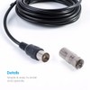 Peakloong 1080P Indoor Digital TV Antenna 1Pcs Booster Active Signal