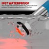 DaierTek LED Indicator Light 12V Waterproof Red Signal Light Waterproof