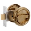PATIKIL Round Recessed Door Lock, Stainless Steel 304 Hidden Recessed