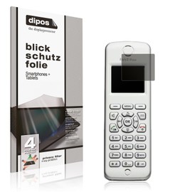 dipos I Blickschutzfolie kompatibel mit FRITZ! FON M2 Dect Display-Schutzfolie matt mit 4-Wege Sichtschutz-Effekt